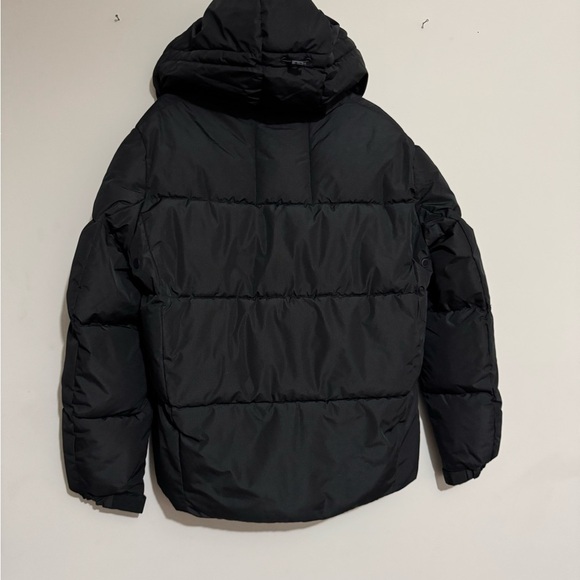 💙 NEW WITHOUT TAG 💙 ZARA!!!💚 Black Puffer Jacket with Hood and Quilted Design. - Picture 10 of 13